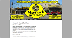 Desktop Screenshot of maverickautopartschicago.com